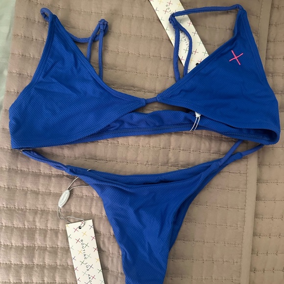 Boutine LA Vibrant Blue Bikini Set - Picture 1 of 4